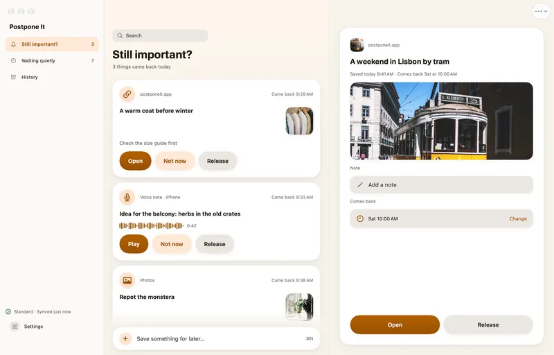 A link with its live page card.