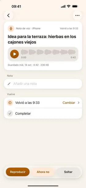 Notas de voz
