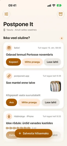 Ajalugu, automaatne vabastamine.
