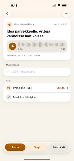 Äänimuistiinpanot