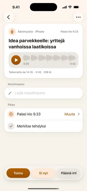 Postpone It · iPhone