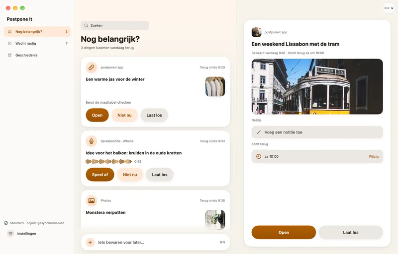 Een link met zijn eigen live paginakaart.