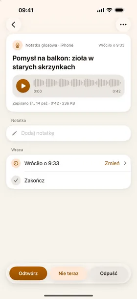 Notatki głosowe
