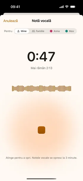 Recorderul, Live Activity.