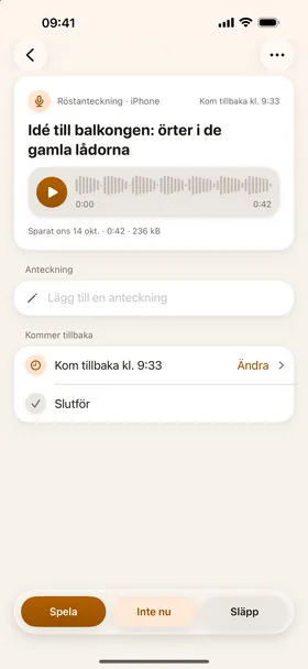 Röstanteckningar